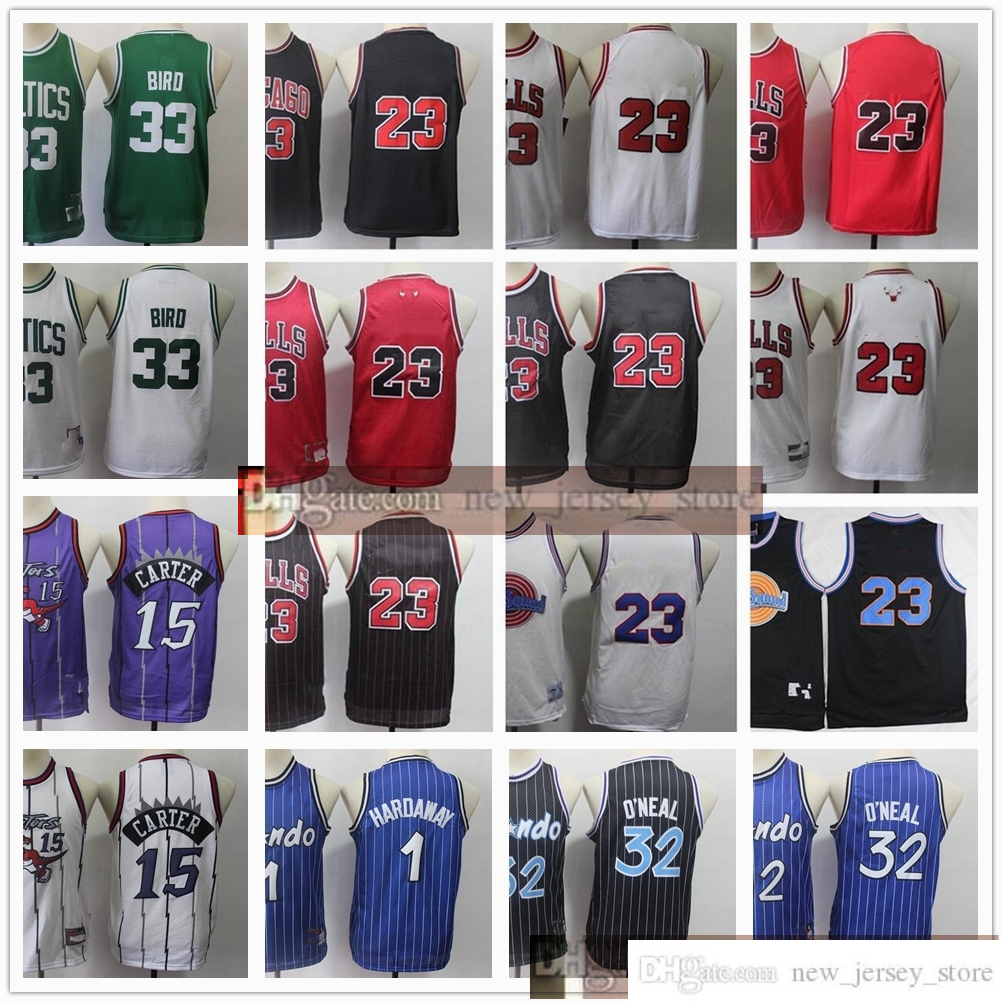 Youth Boys Mens Man Retro Penny Basketball 1 Hardaway 15 Carter Jerseys Kids Larry 32 ONeal 33 Bird Stitched Basketball Jerseys, Black;red
Youth Boys Mens Man Retro Penny Basketball 1 Hardaway 15 Carter Jerseys Kids Larry 32 ONeal 33 Bird Stitched Basketball Jerseys, Black;red