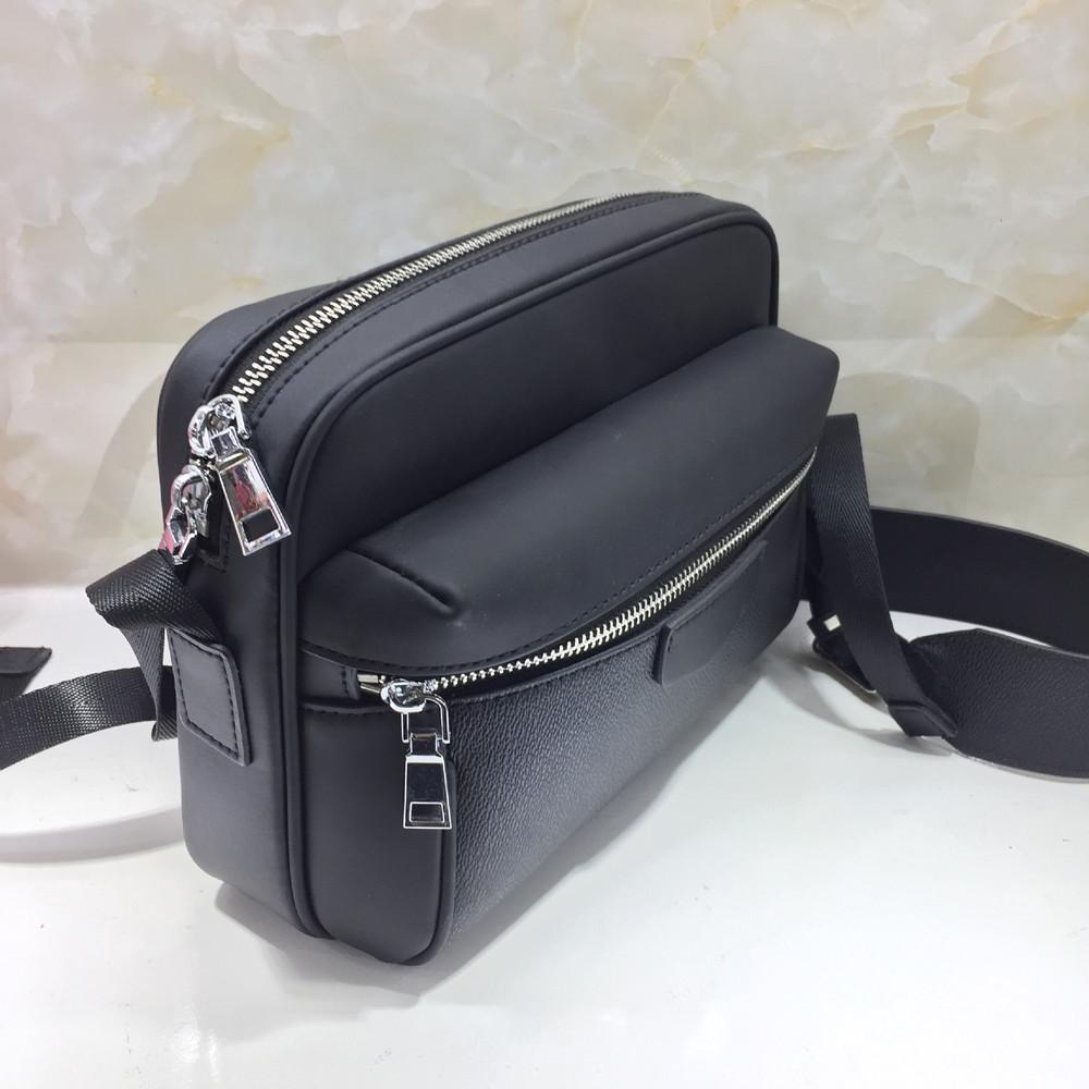 2021 Fashion men&#039;s diagonal cross bag Classic Letter Design handbags crossbody messenger shoulder bags chain bag good quality pu leather purses 2 Color with box от DHgate WW