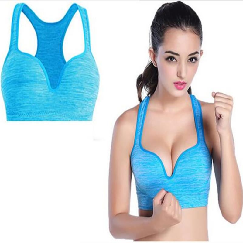 Gym Clothing Women Fitness Racerback Padded Sports Bra Stretch Workout Yoga Seamless Tank Top, Dark gray u back
Gym Clothing Women Fitness Racerback Padded Sports Bra Stretch Workout Yoga Seamless Tank Top, Dark gray u back
