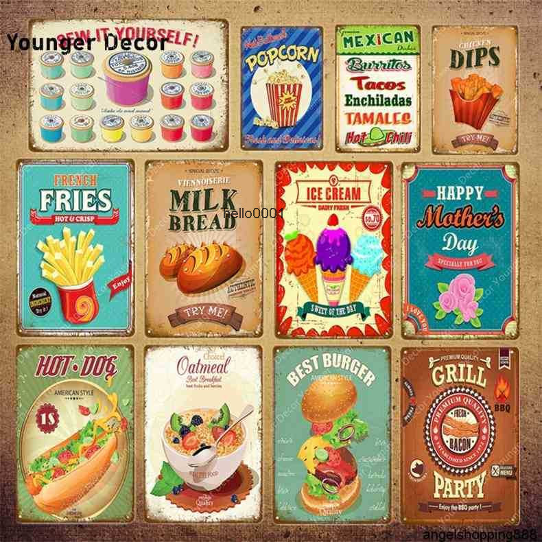 Sandwich Donuts Metal Signs French Fries Popcorn Burger Vintage Poster Bar House Cafe Home Decor BBQ Grill Party Plaque YI-077
Sandwich Donuts Metal Signs French Fries Popcorn Burger Vintage Poster Bar House Cafe Home Decor BBQ Grill Party Plaque YI-077