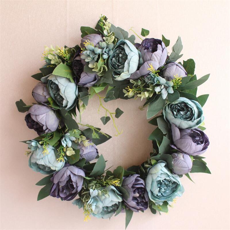 Decorative Flowers & Wreaths Flone European Artificial Peony Silk Flower Simulation Door Ornaments Garland Wedding Home Party Decor
Decorative Flowers & Wreaths Flone European Artificial Peony Silk Flower Simulation Door Ornaments Garland Wedding Home Party Decor