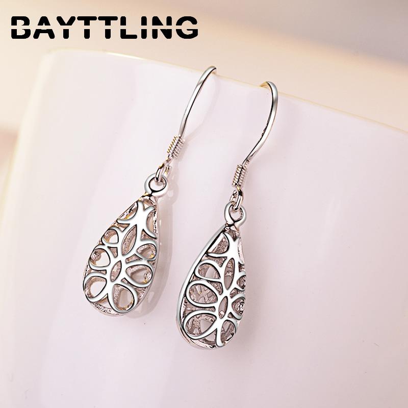 Dangle & Chandelier BAYTTLING 925 Sterling Silver 30mm Exquisite Hollow Flower Drop Earrings For Women Fashion Charm Wedding Jewelry Gifts
Dangle & Chandelier BAYTTLING 925 Sterling Silver 30mm Exquisite Hollow Flower Drop Earrings For Women Fashion Charm Wedding Jewelry Gifts