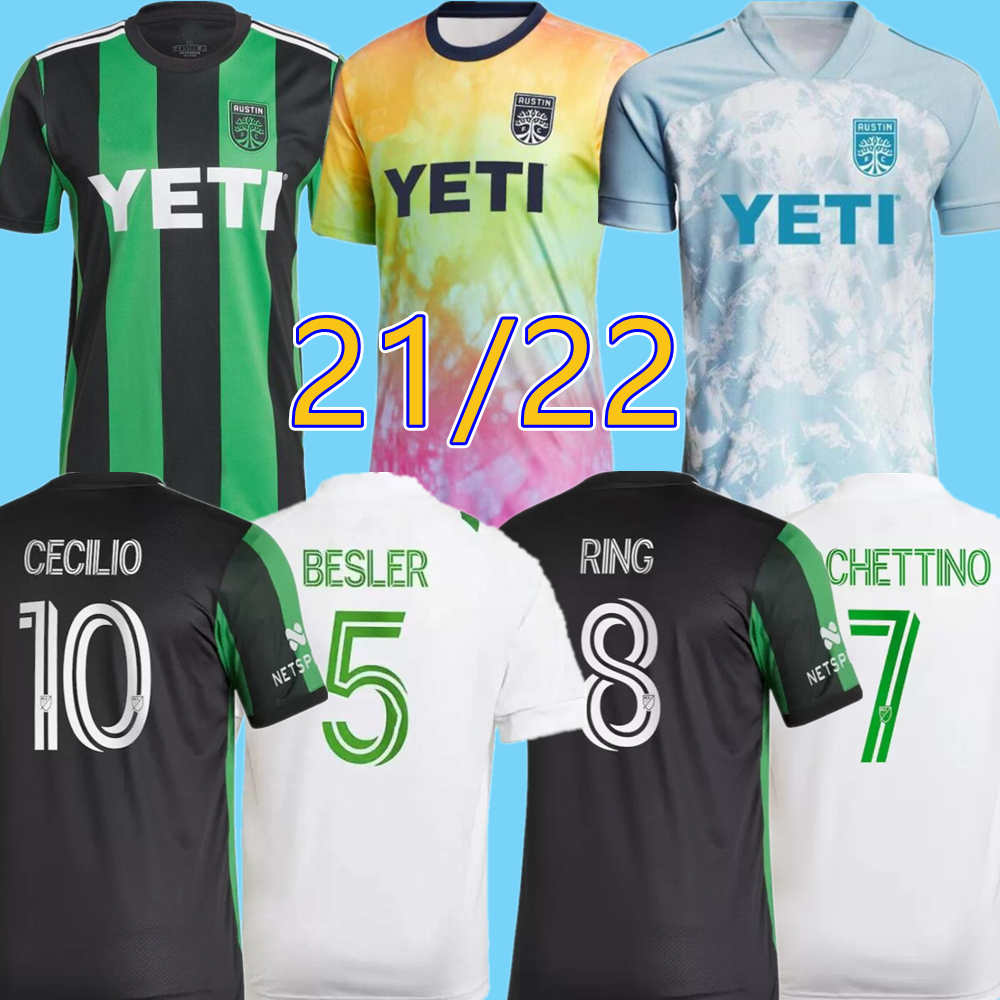 2021 2022 CECILIO Austin FC soccer jerseys RING BESLER FAGUNDEZ POCHETTINO home away football shirts GALLAGHER SCHOENFELD 21 22 men kids cam, Black;yellow
2021 2022 CECILIO Austin FC soccer jerseys RING BESLER FAGUNDEZ POCHETTINO home away football shirts GALLAGHER SCHOENFELD 21 22 men kids cam, Black;yellow