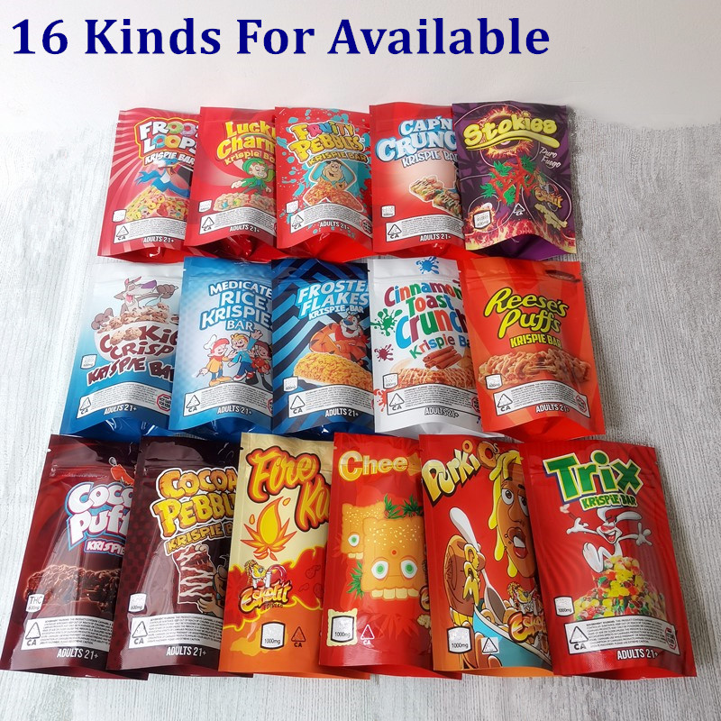 2021 INFUSED Chips bag Cereal TREATS Chocolate brownie Mylar Bags RUNTZ FLAMIN CANNA BUTTER TRIPS AHOY MEDICATED EDIBLES Packaging package
2021 INFUSED Chips bag Cereal TREATS Chocolate brownie Mylar Bags RUNTZ FLAMIN CANNA BUTTER TRIPS AHOY MEDICATED EDIBLES Packaging package