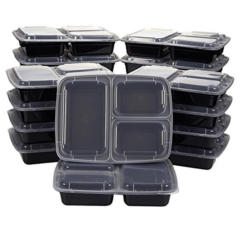 50Pcs Reusable Meal Prep Bento Box Container 3 Compartment With Lids Storage Lunch For Microwave Disposable Take Out Containers
50Pcs Reusable Meal Prep Bento Box Container 3 Compartment With Lids Storage Lunch For Microwave Disposable Take Out Containers