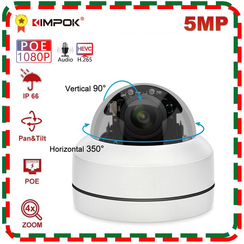 Cameras Camera Video Surveillance PTZ IP 5MP 4X ZOOM Speed Dome Outdoor IR 50M H.265 CCTV Security IP67 IK10
Cameras Camera Video Surveillance PTZ IP 5MP 4X ZOOM Speed Dome Outdoor IR 50M H.265 CCTV Security IP67 IK10