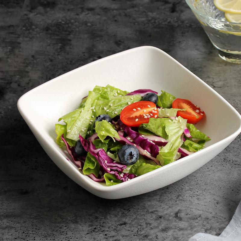 Dishes & Plates Japanese-style Ceramic Square Salad Plate Plain And Elegant Restaurant Dessert Bowl Creative Western Set-up Tableware H
Dishes & Plates Japanese-style Ceramic Square Salad Plate Plain And Elegant Restaurant Dessert Bowl Creative Western Set-up Tableware H