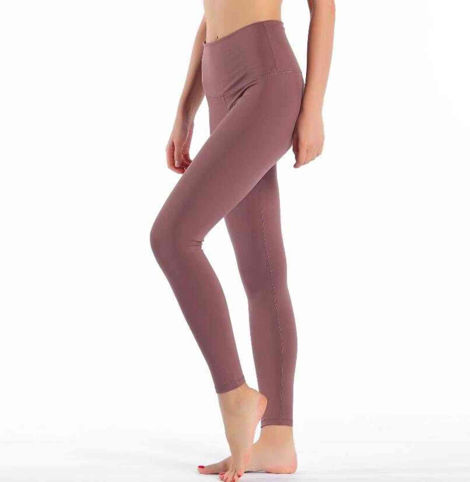 High waist skinny pants Casual Fashion 7/8 Tummy Control Leggings Ankle-Length 4-way Stretch 211115