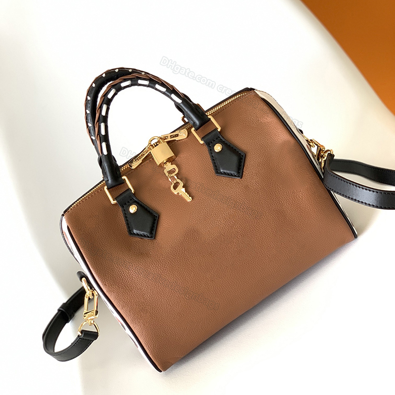 High quality totes bags large capacity handbag women leather Speedy Bandoulierer shoulder bag designer handbags embossed letters Leopard print messenger L108, Caramel m45840
High quality totes bags large capacity handbag women leather Speedy Bandoulierer shoulder bag designer handbags embossed letters Leopard print messenger L108, Caramel m45840