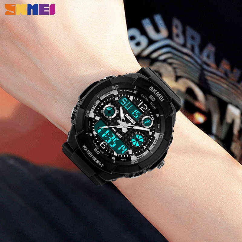 SKMEI Kids Watches Anti-Shock 5Bar Waterproof Outdoor Sport Children Fashion Digital Watch Relogio Masculino 0931 1060 220124