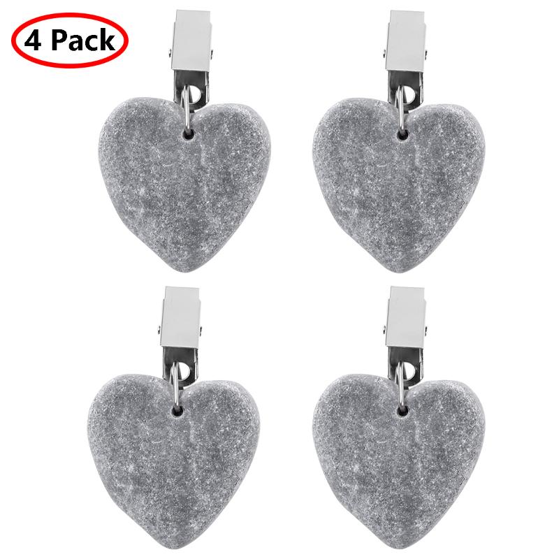 Other Home Decor 4pc Heart Shape Stone Tablecloth Weights With Metal Clips Clamps For Outdoor Garden Party Picnic Table Covers
Other Home Decor 4pc Heart Shape Stone Tablecloth Weights With Metal Clips Clamps For Outdoor Garden Party Picnic Table Covers