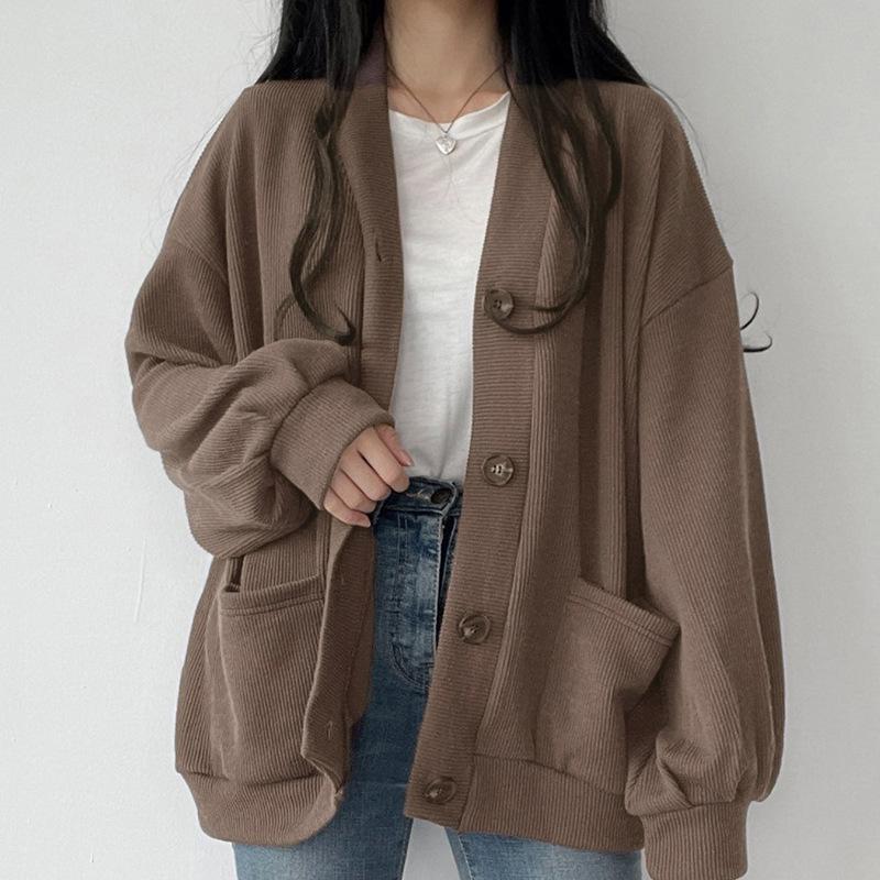 Women's Jackets Autumn Winter Jacket Clothing 2021 The Coat Knitting Solid Color Single-Breasted Long Sleeve Woman Fashion Cardigan, Black;brown
Women's Jackets Autumn Winter Jacket Clothing 2021 The Coat Knitting Solid Color Single-Breasted Long Sleeve Woman Fashion Cardigan, Black;brown