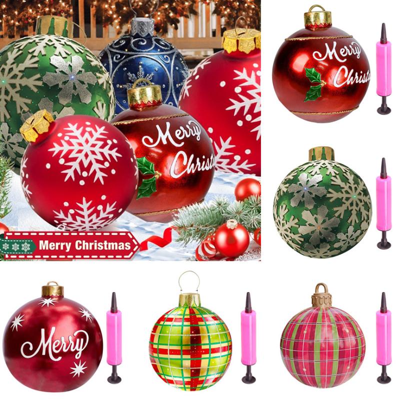 Party Decoration 60CM Inflatable Christmas Balls Holiday Balloons Outdoor Indoor PVC Atmosphere Xmas Balloon
Party Decoration 60CM Inflatable Christmas Balls Holiday Balloons Outdoor Indoor PVC Atmosphere Xmas Balloon