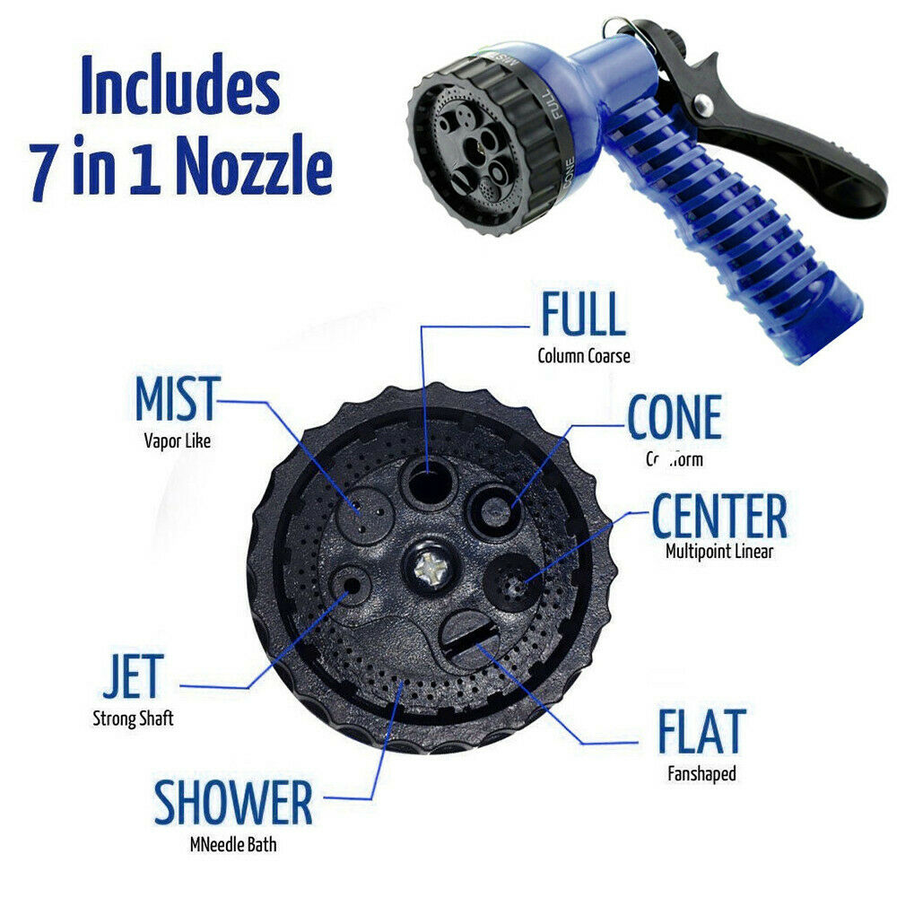 15M Wash Stretched Magic Expandable Supplies Water Hoses Watering Garden Hose Pipe Car Cleaning Tools