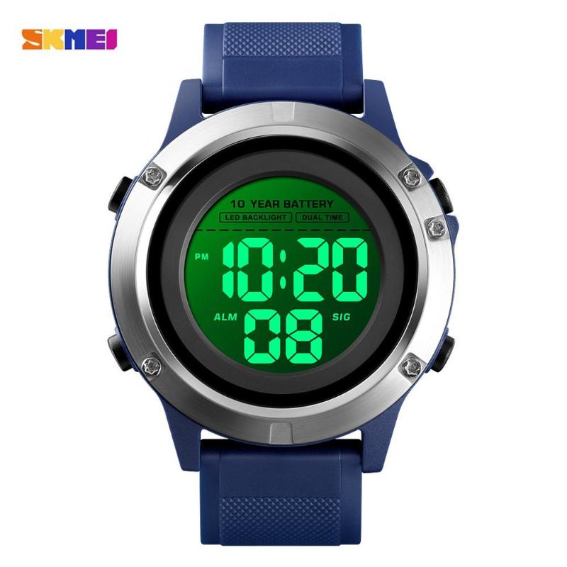 Creative Sports Watch Men's Watches Super Life Battery LED Display Digital Wristwatches Clock Stopwatch Alarm Relogio Masculino, Slivery;brown
Creative Sports Watch Men's Watches Super Life Battery LED Display Digital Wristwatches Clock Stopwatch Alarm Relogio Masculino, Slivery;brown