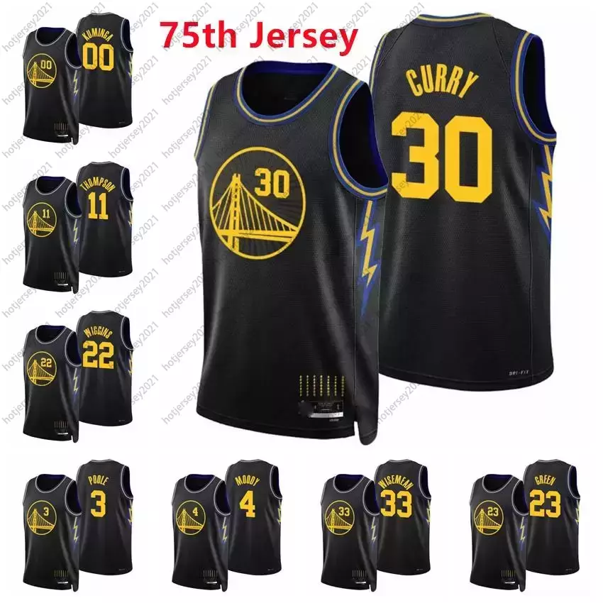 Curry Thompson Andrew Wiggins Poole Porter Jr. Iguodala Bjelica 75th Diamond Black Swingman Basketball Jersey
Curry Thompson Andrew Wiggins Poole Porter Jr. Iguodala Bjelica 75th Diamond Black Swingman Basketball Jersey