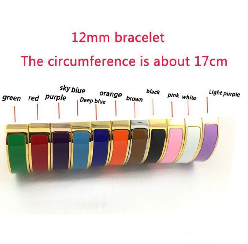 Fashion Stainless Steel Women Men Enamel Bangles Jewelry Rose Gold Silver H Letter Bracelets Love Bangle with Original velvet bag, Black
Fashion Stainless Steel Women Men Enamel Bangles Jewelry Rose Gold Silver H Letter Bracelets Love Bangle with Original velvet bag, Black