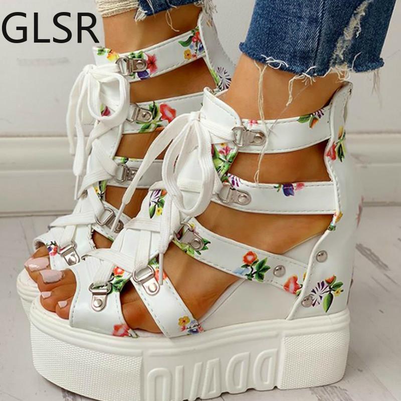 Print Leisure Wedges Women's Shoes 2021 Summer Women Sandals Platform Shoelaces High Heels Casual Woman, Black
Print Leisure Wedges Women's Shoes 2021 Summer Women Sandals Platform Shoelaces High Heels Casual Woman, Black
