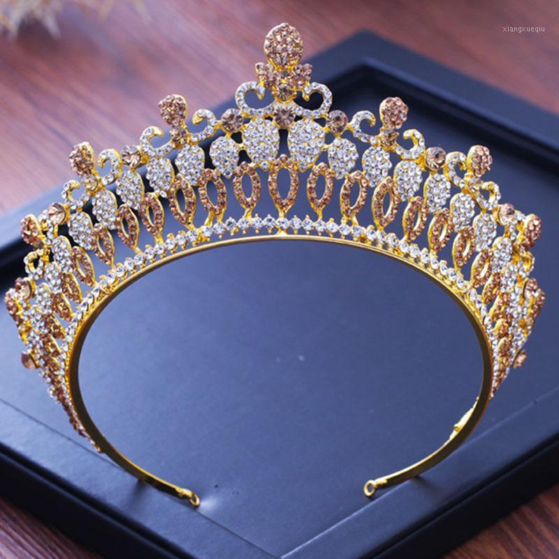 Golden Crystal Ladies Queen Tiara Baroque Rhinestone Big Crown Women Wedding Tiaras For Brides Head Decorations LB Hair Clips & Barrettes, Golden;silver
Golden Crystal Ladies Queen Tiara Baroque Rhinestone Big Crown Women Wedding Tiaras For Brides Head Decorations LB Hair Clips & Barrettes, Golden;silver