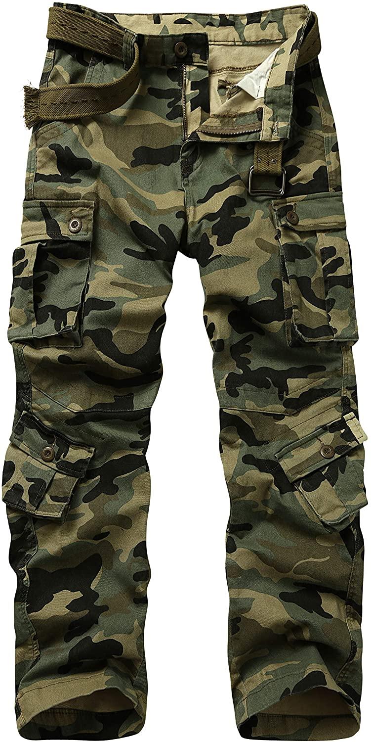 Men's BDU Casual Military Pants, Cotton Camo Tactical Wild Combat Cargo ACU Rip Stop Trousers With 8 Pockets Pants, Army green
Men's BDU Casual Military Pants, Cotton Camo Tactical Wild Combat Cargo ACU Rip Stop Trousers With 8 Pockets Pants, Army green