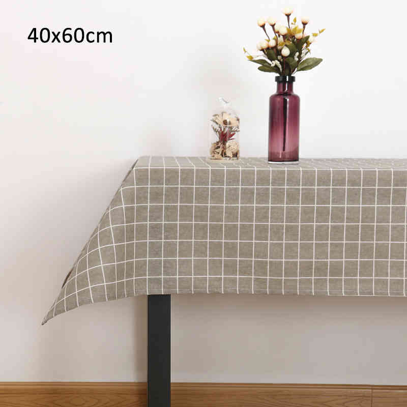 1Pcs Tableware Pad For Dining Table Multi Purpose Home Decoration 40*60cm Waterproof Cotton Nordic Style Placemat