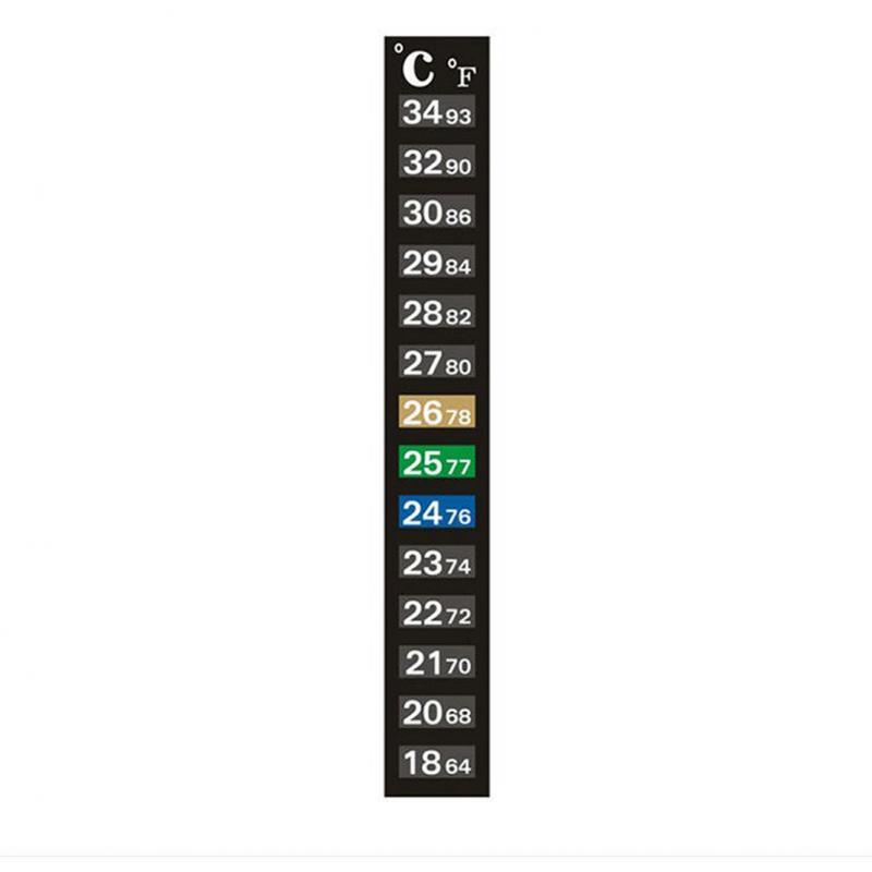 1/5PCS Fish Tank Fridge Thermometer Sticker Aquarium Stick-on Digital Measurement Stickers Temperature Control Tools Products