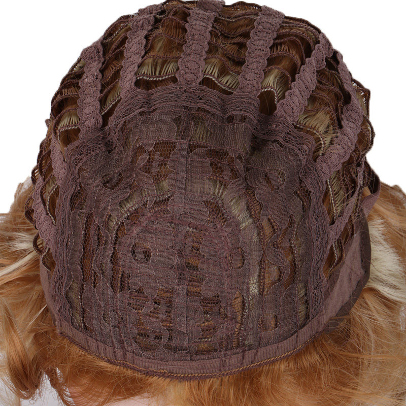 WoodFestival heat resistant fiber wigs ombre brown curly synthetic wig long wavy women wig harajuku 75cm