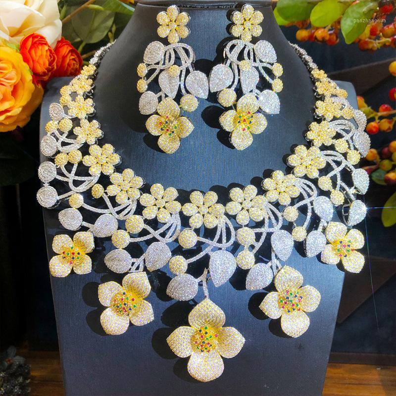 Earrings & Necklace KellyBola Noble Luxury Gorgeous Flower Bracelet Ring Jewelry Set Female Bride Wedding Exquisite Accessories, Silver
Earrings & Necklace KellyBola Noble Luxury Gorgeous Flower Bracelet Ring Jewelry Set Female Bride Wedding Exquisite Accessories, Silver