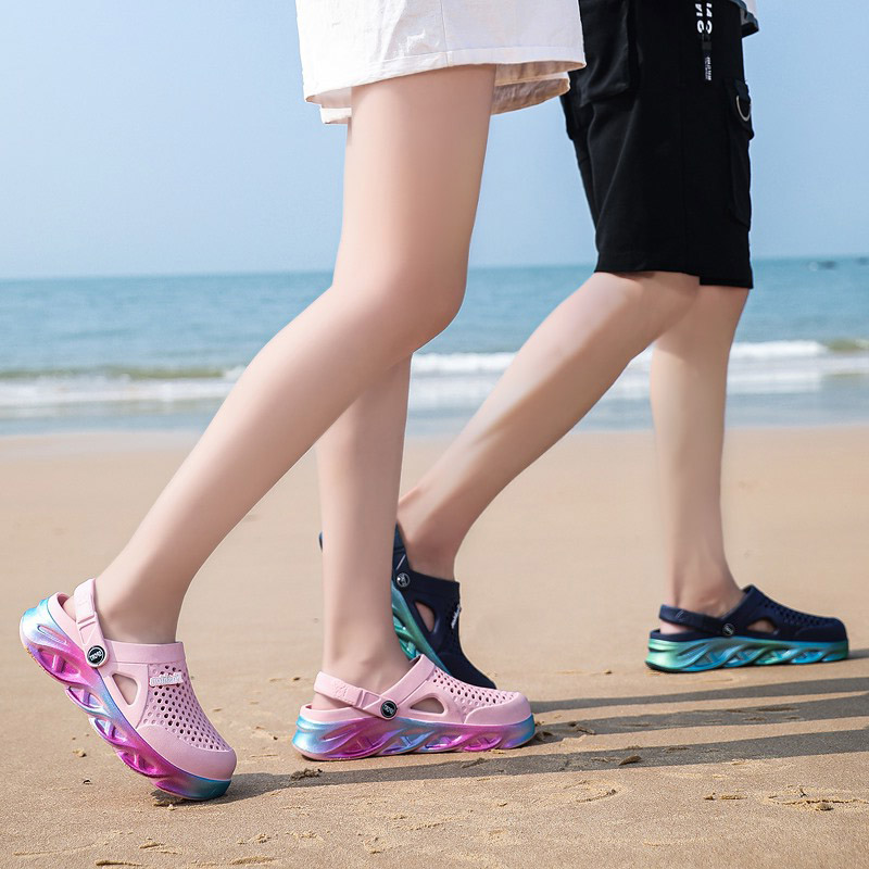 High Quality Men Womens Trainer Sport Size Cross-border Summer Slippers Thick-soled Beach Shoes Couple Hole Shoe Outdoors Baotou Sandals Code:25LL-7790, 52659
High Quality Men Womens Trainer Sport Size Cross-border Summer Slippers Thick-soled Beach Shoes Couple Hole Shoe Outdoors Baotou Sandals Code:25LL-7790, 52659