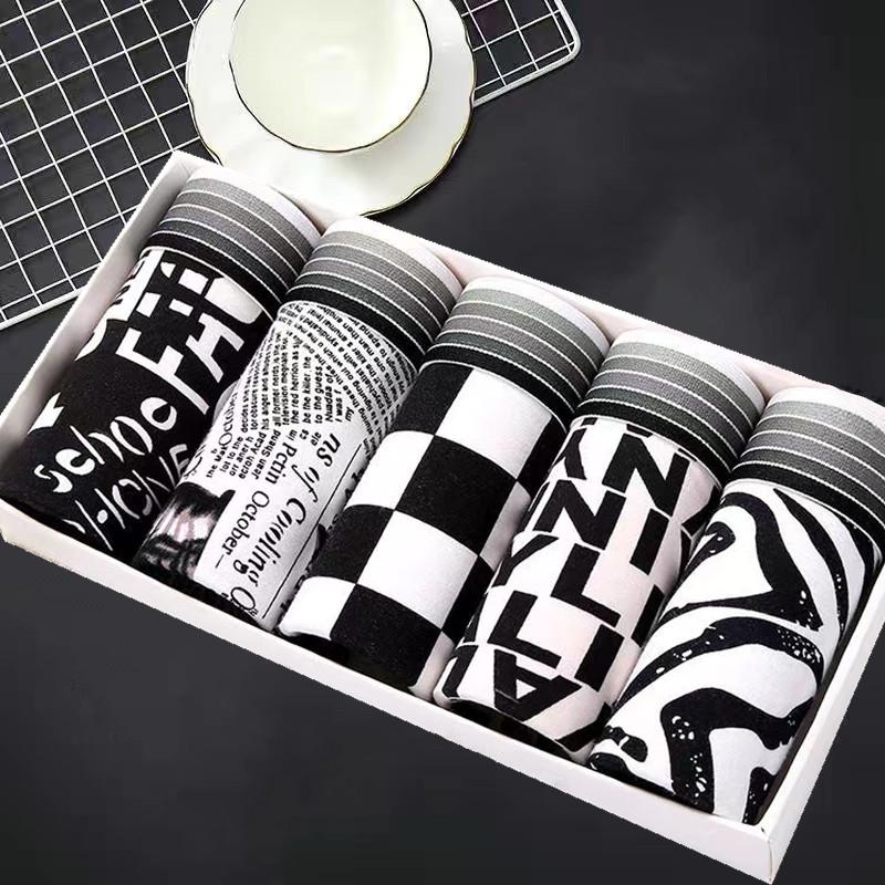 Underpants 5PCS 2021 Black And White Large Size Men Cartoon Underwear Set, Black;white
Underpants 5PCS 2021 Black And White Large Size Men Cartoon Underwear Set, Black;white