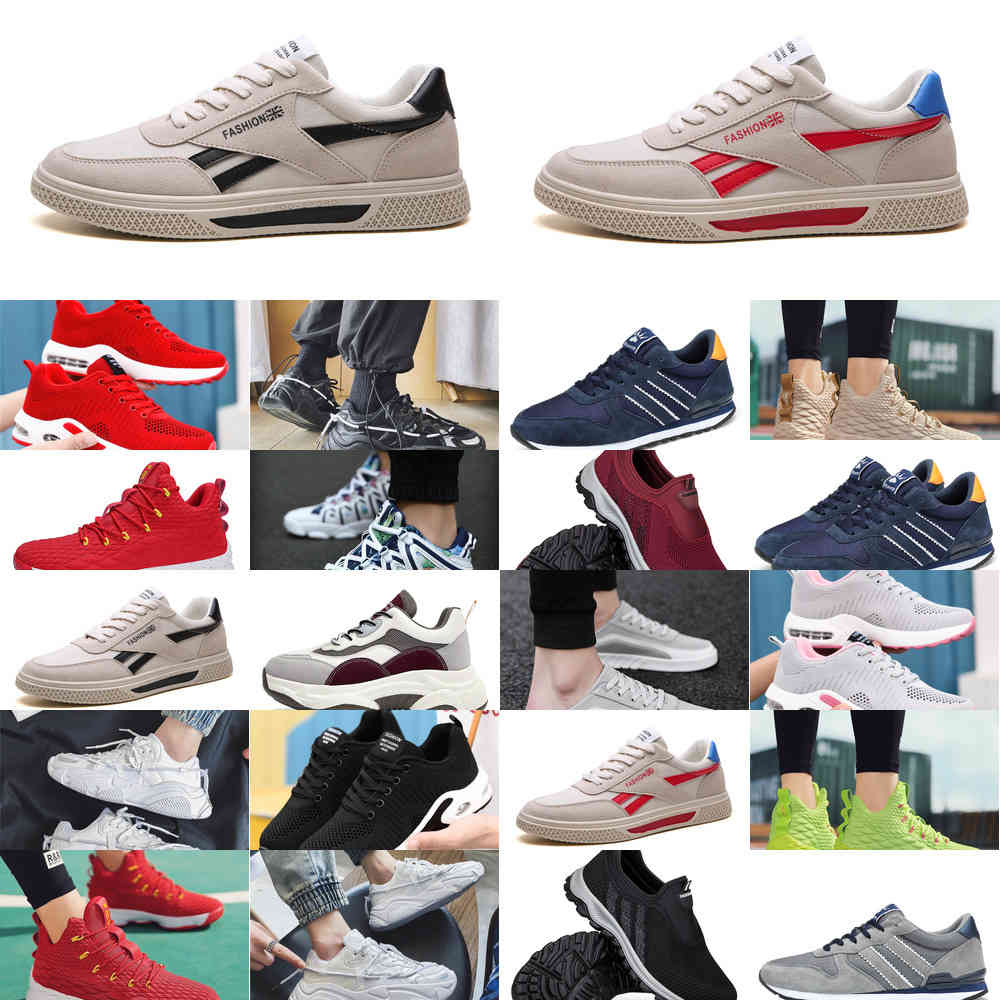 U0VP 2021 men women running shoes platform trainers beige black grey triple white 334 outdoor sports sneakers size 39-44, Silver
U0VP 2021 men women running shoes platform trainers beige black grey triple white 334 outdoor sports sneakers size 39-44, Silver