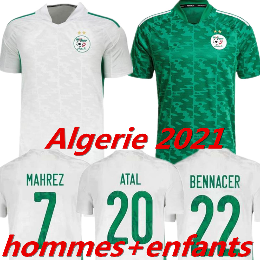 Algerie soccer jersey Algeria 2021 Algérie Fans player version home away MAHREZ FEGHOULI BENNACER ATAL 20 21 football kits shirt men + kids kit sets maillot de foot, Kids away
Algerie soccer jersey Algeria 2021 Algérie Fans player version home away MAHREZ FEGHOULI BENNACER ATAL 20 21 football kits shirt men + kids kit sets maillot de foot, Kids away
