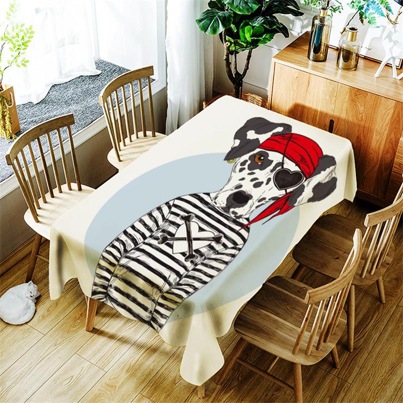 Cartoon Pirate Dog Tablecloth Creative Pattern For Children Polyester Comfortable Waterproof Table Cloth Cover Home
Cartoon Pirate Dog Tablecloth Creative Pattern For Children Polyester Comfortable Waterproof Table Cloth Cover Home