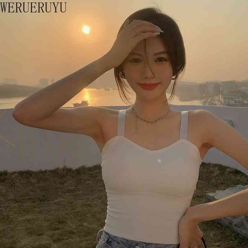 WERUERUYU Women Casual Sleeveless Vest Ladies Sports Bras Chest Pad Movement Short Cropped Sports Tank Top Sportswear 210608, Photo color
WERUERUYU Women Casual Sleeveless Vest Ladies Sports Bras Chest Pad Movement Short Cropped Sports Tank Top Sportswear 210608, Photo color