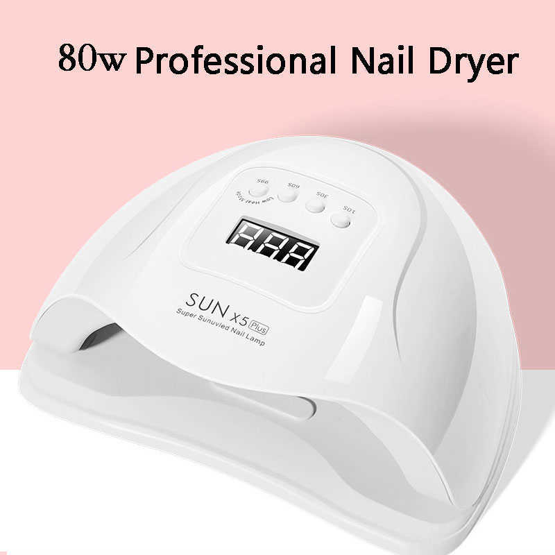 Nail Lamp For Manicure 80W LED Nail Dryer Lamp for Curing All Gel Polish Drying UV Gel Lamp for Nail Dryer Machine 210608, X5 plus us plug
Nail Lamp For Manicure 80W LED Nail Dryer Lamp for Curing All Gel Polish Drying UV Gel Lamp for Nail Dryer Machine 210608, X5 plus us plug