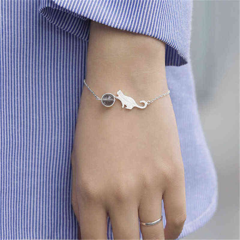 925 Sterling Silver Crystal Cat Round Bead Charm Bracelet for Women Gift Elegant Bracelets & Bangles Jewelry
925 Sterling Silver Crystal Cat Round Bead Charm Bracelet for Women Gift Elegant Bracelets & Bangles Jewelry