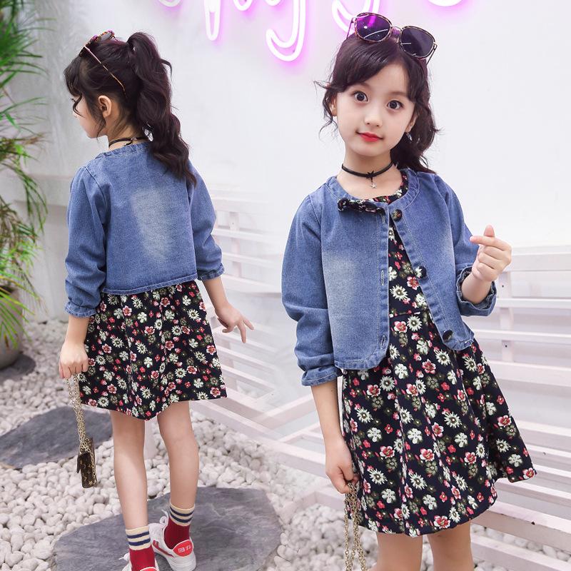 Clothing Sets Girl Clothes Set Size For 3-12 Years Long Sleeve Denim Coat+Floral Dress 2Pcs Suits Fashion Baby Girls Outfits Kid, White
Clothing Sets Girl Clothes Set Size For 3-12 Years Long Sleeve Denim Coat+Floral Dress 2Pcs Suits Fashion Baby Girls Outfits Kid, White