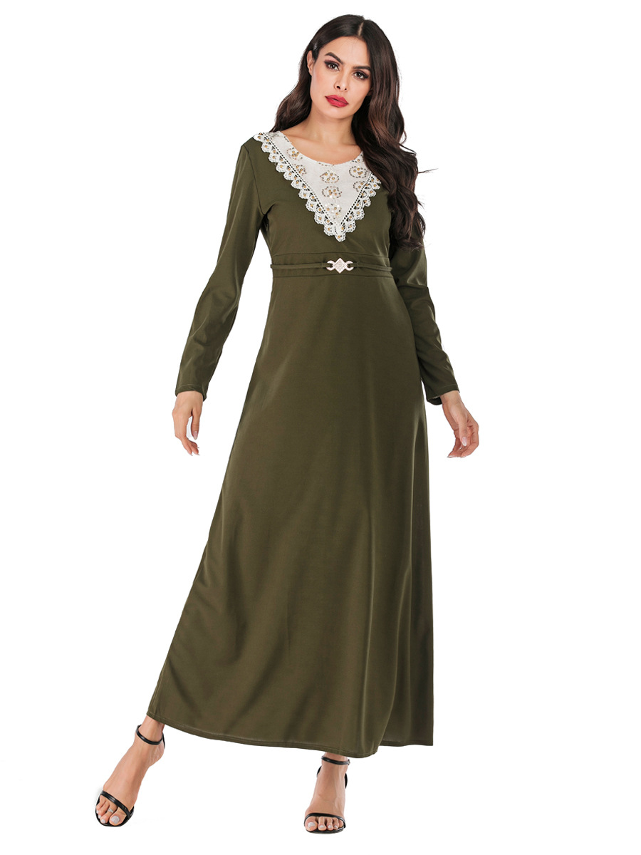 arab muslim women dress moroccan kaftan a-line maxi vestidos Elegant round Ne Lace Beaded Slim abaya isalmic clothing ropa
arab muslim women dress moroccan kaftan a-line maxi vestidos Elegant round Ne Lace Beaded Slim abaya isalmic clothing ropa
