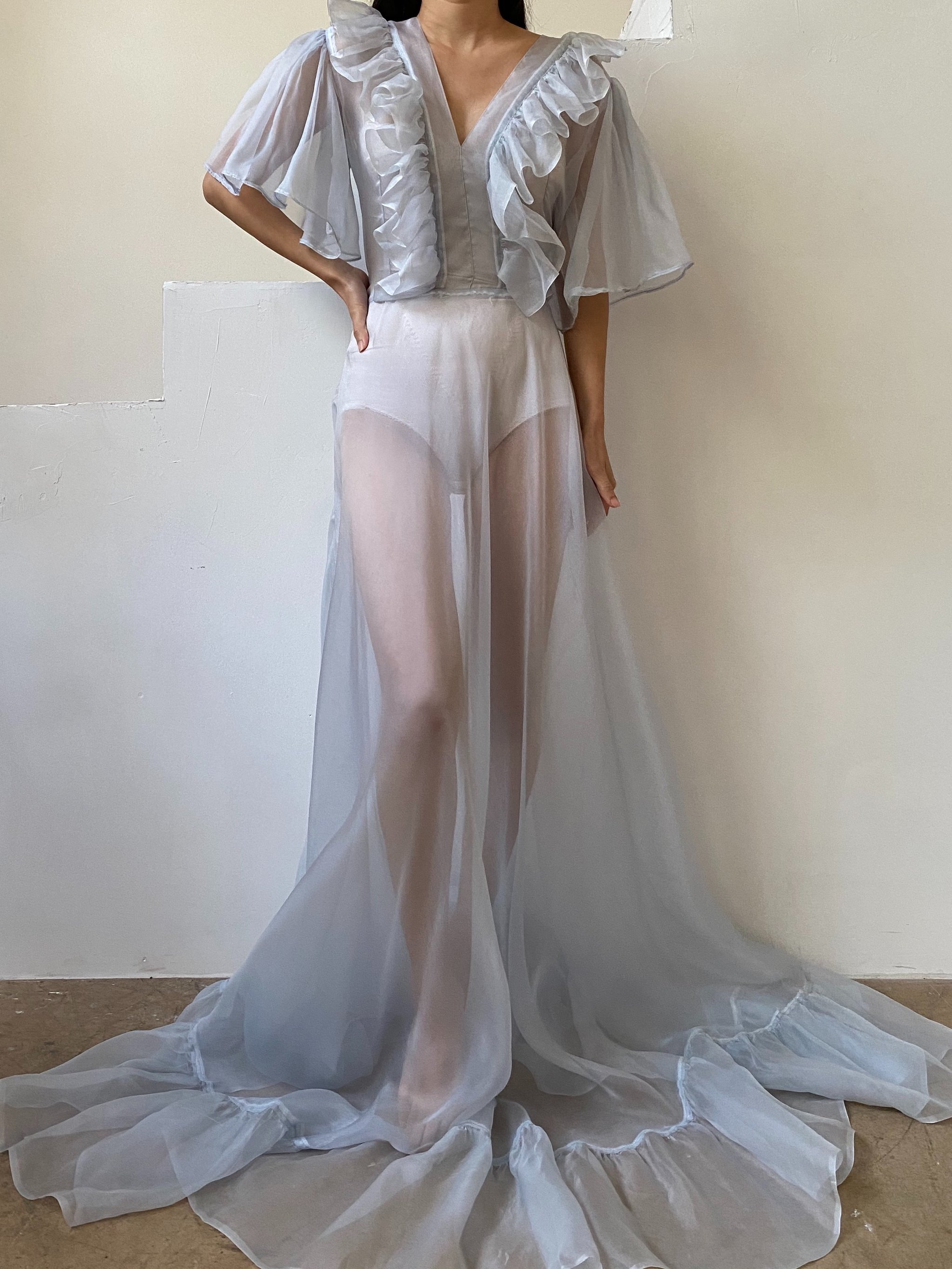 2021 Kimono Women Dresses Sexy Sleepwear Wraps Bathrobe Sheer Nightgown Robe Prom African Cape Cloak Maternity Dress Photography