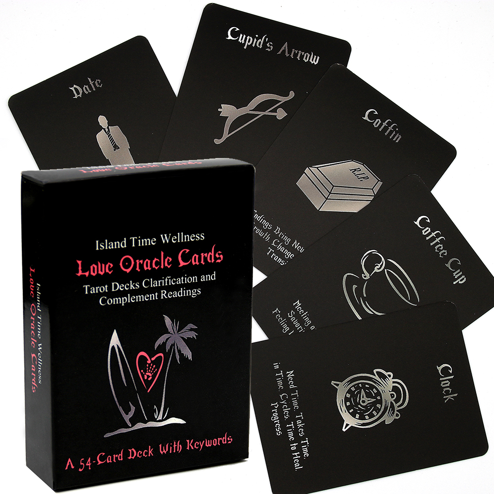 Island Time Wellness Love Oracle Cards Tarot Decks Clarification and Complement Readings a 54 Card Deck with Keywords Games poker size
Island Time Wellness Love Oracle Cards Tarot Decks Clarification and Complement Readings a 54 Card Deck with Keywords Games poker size