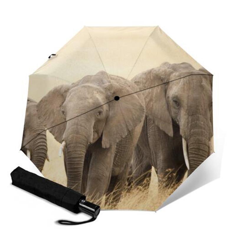 Umbrellas Windproof Elephant Folding Automatic Parasol Compact Protection Three Male Female Car Printing For Women Men
Umbrellas Windproof Elephant Folding Automatic Parasol Compact Protection Three Male Female Car Printing For Women Men