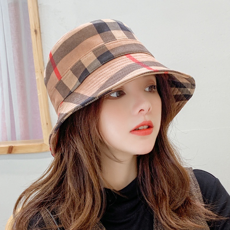 Plaid Printed Bucket Hat Winter Warmer Fisherman Cap Warm Windproof Hat Women for Girls, Blue;gray
Plaid Printed Bucket Hat Winter Warmer Fisherman Cap Warm Windproof Hat Women for Girls, Blue;gray