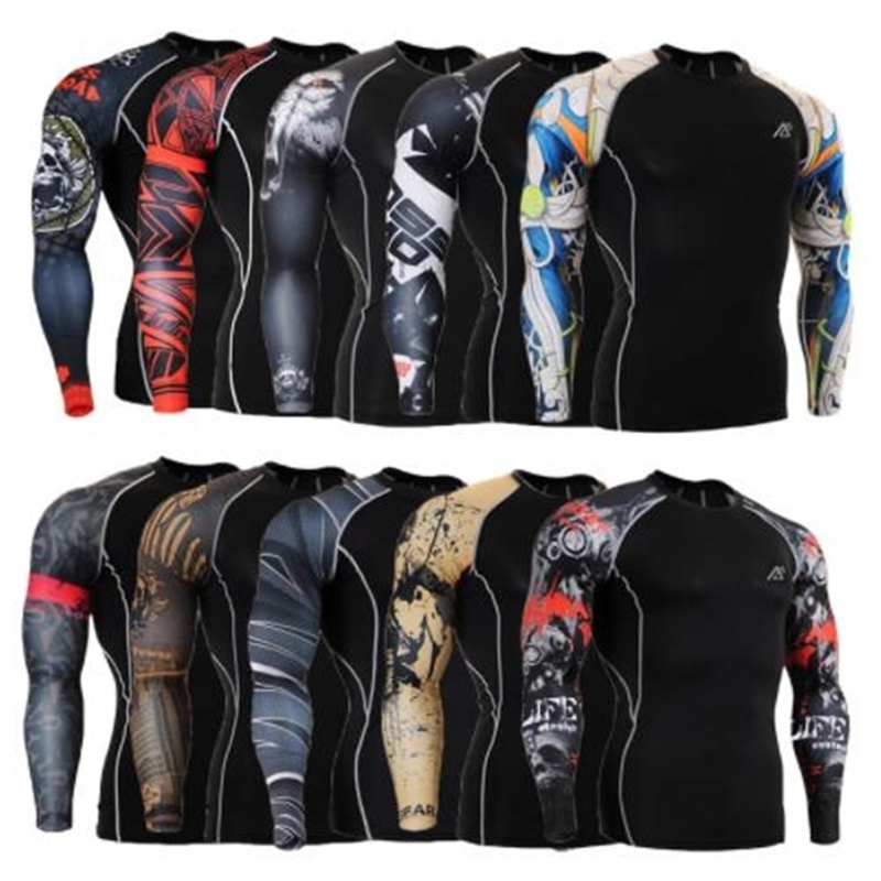 Compression Shirt Men's Base Tshirts Tight-Fitting Second Skin Technical Printing Long Sleeve Bodybuilding Tops 210329, Beige
Compression Shirt Men's Base Tshirts Tight-Fitting Second Skin Technical Printing Long Sleeve Bodybuilding Tops 210329, Beige