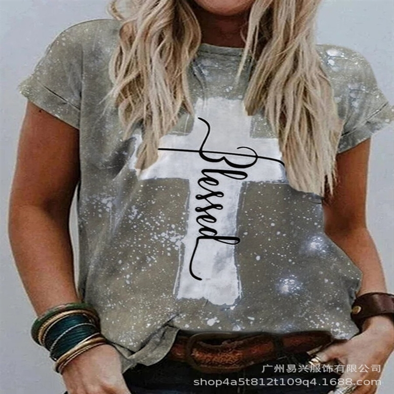 mtql 2021 spring loose round coat women's t-shirt neck short sleeve cross print 2021 women's spring loose round coat t-shirt neck, White
mtql 2021 spring loose round coat women's t-shirt neck short sleeve cross print 2021 women's spring loose round coat t-shirt neck, White