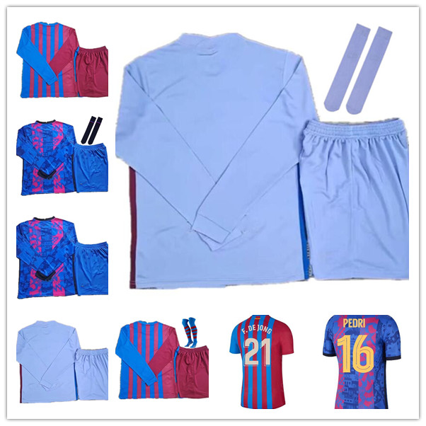 21 22 Soccer Jerseys Men Adult Kids +Short Socks Full Set Kits 2021 2022 MEMPHIS PEDRI ANSU FATI #10 DEST F.DE JONG KUN AGUERO Football Shirts unifrom long sleeves
21 22 Soccer Jerseys Men Adult Kids +Short Socks Full Set Kits 2021 2022 MEMPHIS PEDRI ANSU FATI #10 DEST F.DE JONG KUN AGUERO Football Shirts unifrom long sleeves