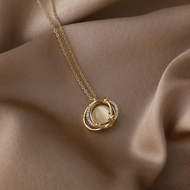 Pendant Necklaces 2021 Korean Exquisite Opal Star Necklace Fashion Temperament Versatile Clavicle Chain Women's Jewelry, Silver
Pendant Necklaces 2021 Korean Exquisite Opal Star Necklace Fashion Temperament Versatile Clavicle Chain Women's Jewelry, Silver
