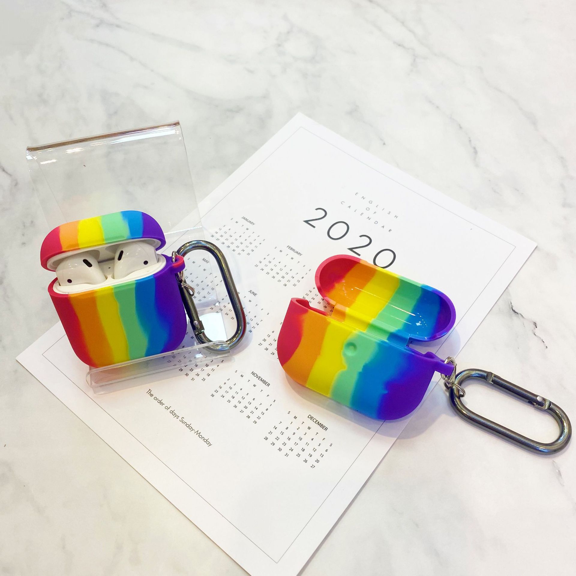 fashion soft tpu rainbow anti-lost belt protection case for airpods 1 2 shockproof carry case for airpods pro
fashion soft tpu rainbow anti-lost belt protection case for airpods 1 2 shockproof carry case for airpods pro