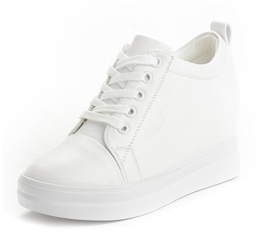Dress Shoes Increased Within Women's Small White Casual Thick Bottom Platform Lace Leather, Black
Dress Shoes Increased Within Women's Small White Casual Thick Bottom Platform Lace Leather, Black