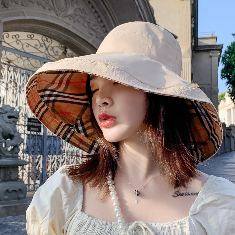 Hat Female Korean Style Hot Selling Sun Hat Exquisite Double-Sided Plaid Fisherman Fashion Outdoor Travel, Yellow
Hat Female Korean Style Hot Selling Sun Hat Exquisite Double-Sided Plaid Fisherman Fashion Outdoor Travel, Yellow