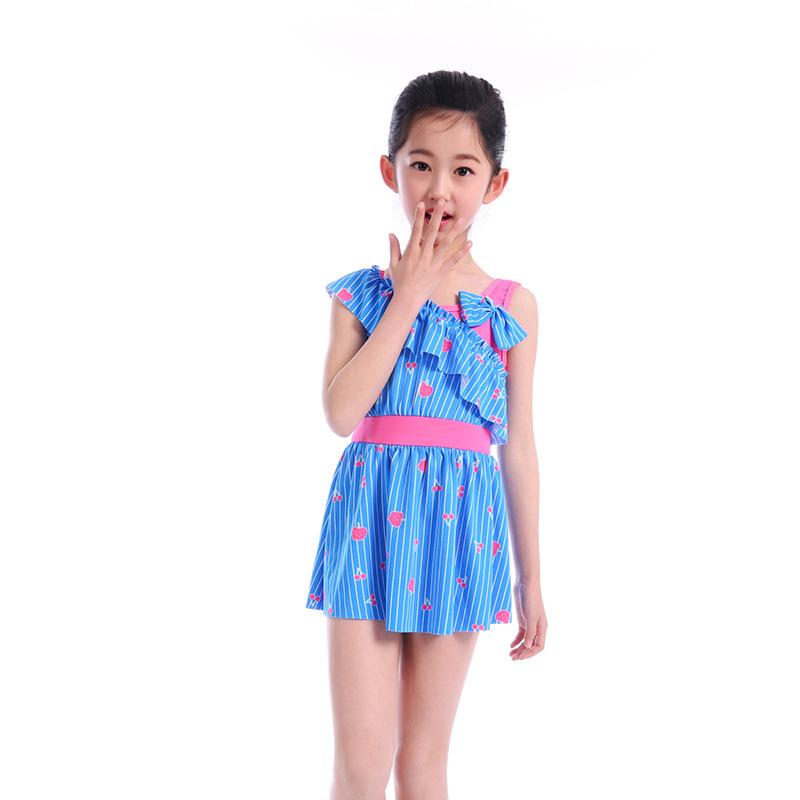 One-Piece Suits Kids Swimwear 2021 Girls Swim Stripe Cherry Print Sexy One Shoulder Bow Piece Swimsuit Ruffle Skirted Children Beach Wear
One-Piece Suits Kids Swimwear 2021 Girls Swim Stripe Cherry Print Sexy One Shoulder Bow Piece Swimsuit Ruffle Skirted Children Beach Wear